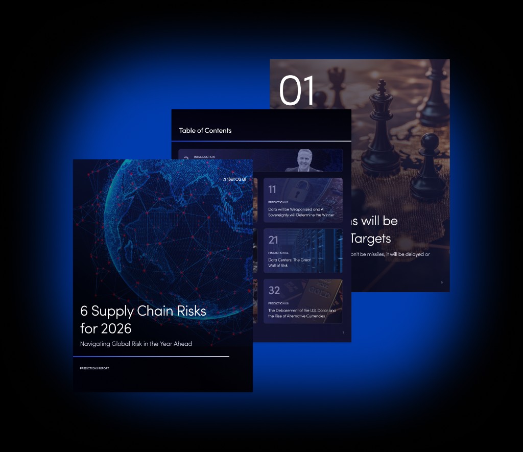 6 Supply Chain Risks for 2026 - Predictions Report Cover